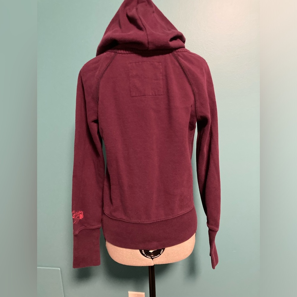 American Eagle Y2K V-Neck Hoodie - Purple - Picture 2 of 10